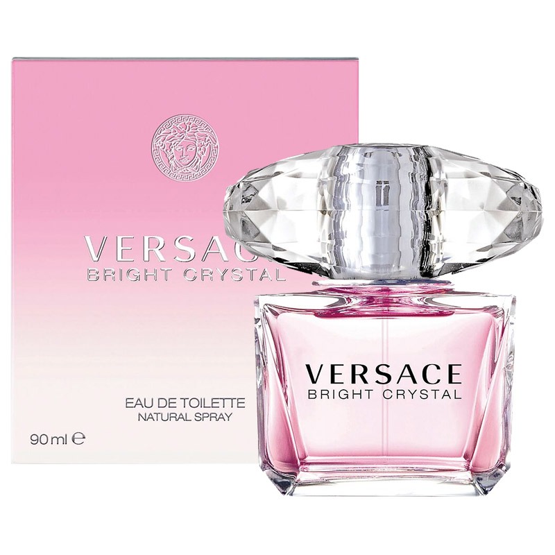 عطر زنانه هانوکس وارداتی از برند ورساچ صورتی Versace Bright Crystal