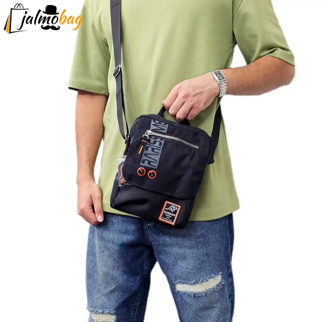 کیف دوشی ترکیبی کتان کد ۲۰۷۴