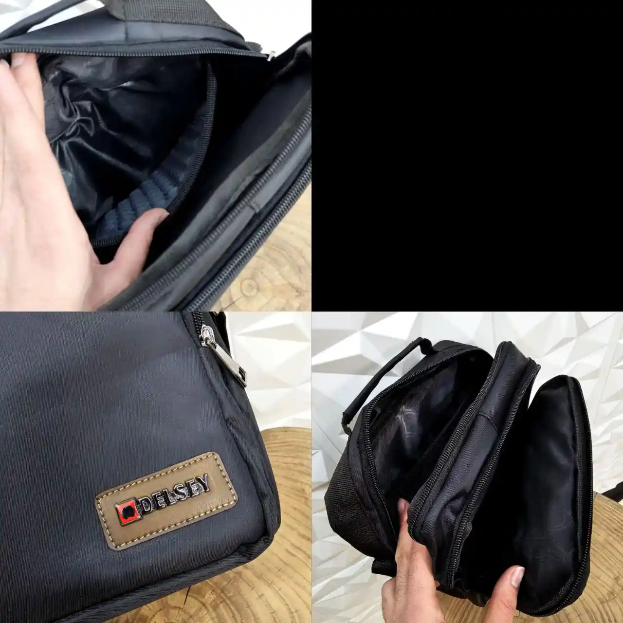 کیف دوشی برزنتی دلسی (کوچک)کد 2038 — تصویر ۵