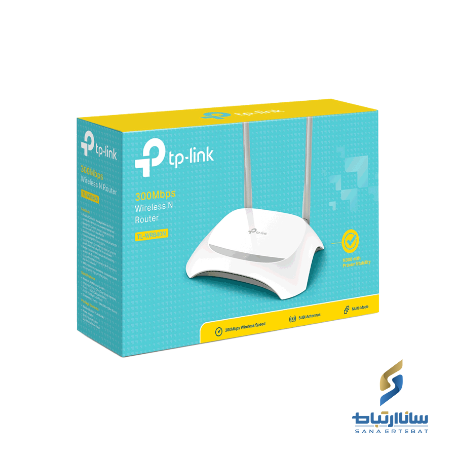 روتر بی‌سیم N300 تی پی لینک مدل TL-WR840N — تصویر ۵