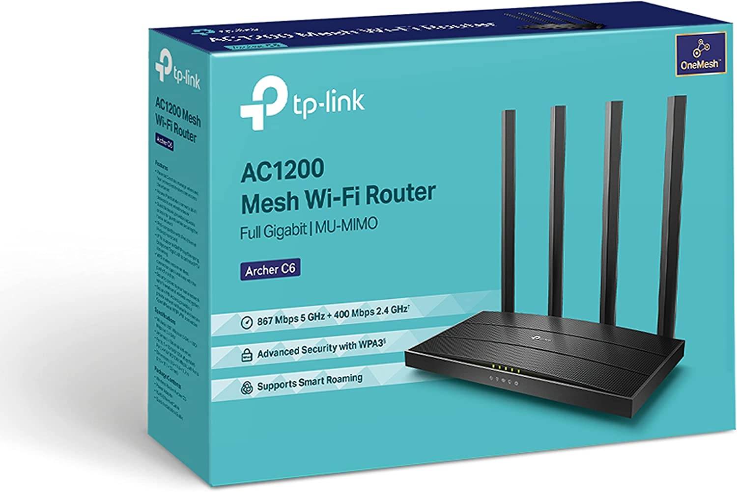 روتر بی سیم دو بانده AC1200 تی پی لینک مدل Archer C6 — تصویر ۸