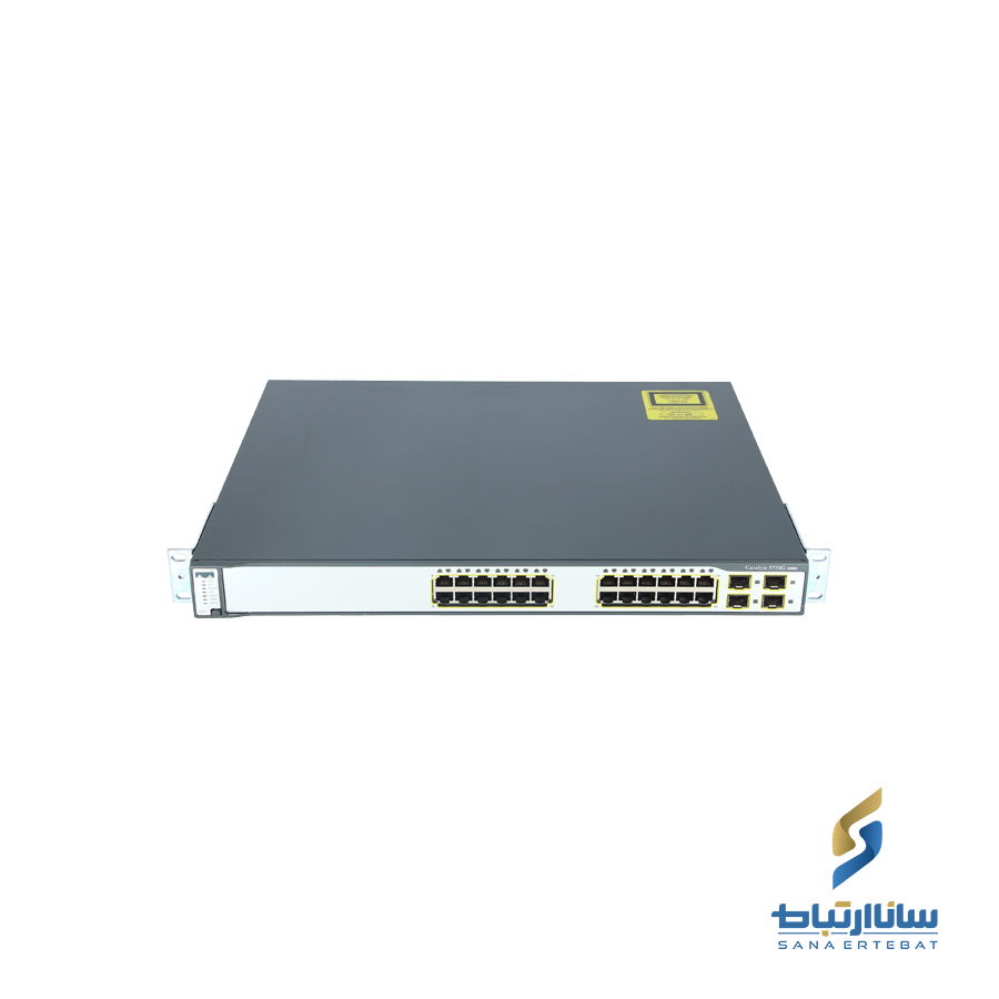 سوییچ مدیریتی ۲۴ پورت سیسکو مدل WS-C3750G-24TS-S — تصویر ۲
