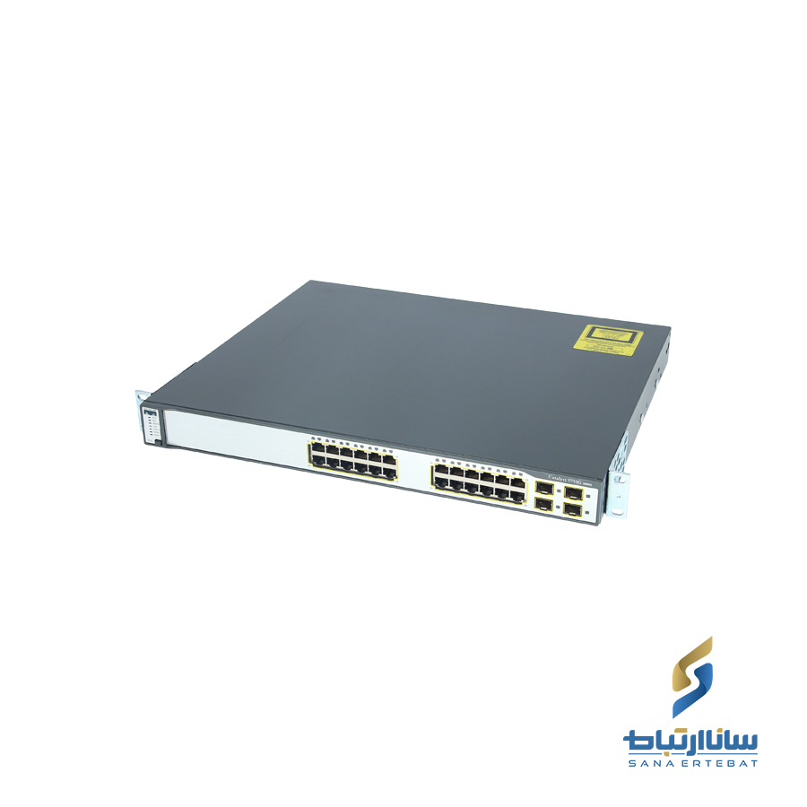 سوییچ مدیریتی ۲۴ پورت سیسکو مدل WS-C3750G-24TS-S — تصویر ۳