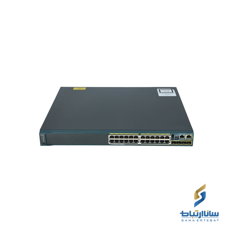 سوییچ ۲۴ پورت POE سیسکو مدل WS-C2960S-24PS-L — تصویر ۲