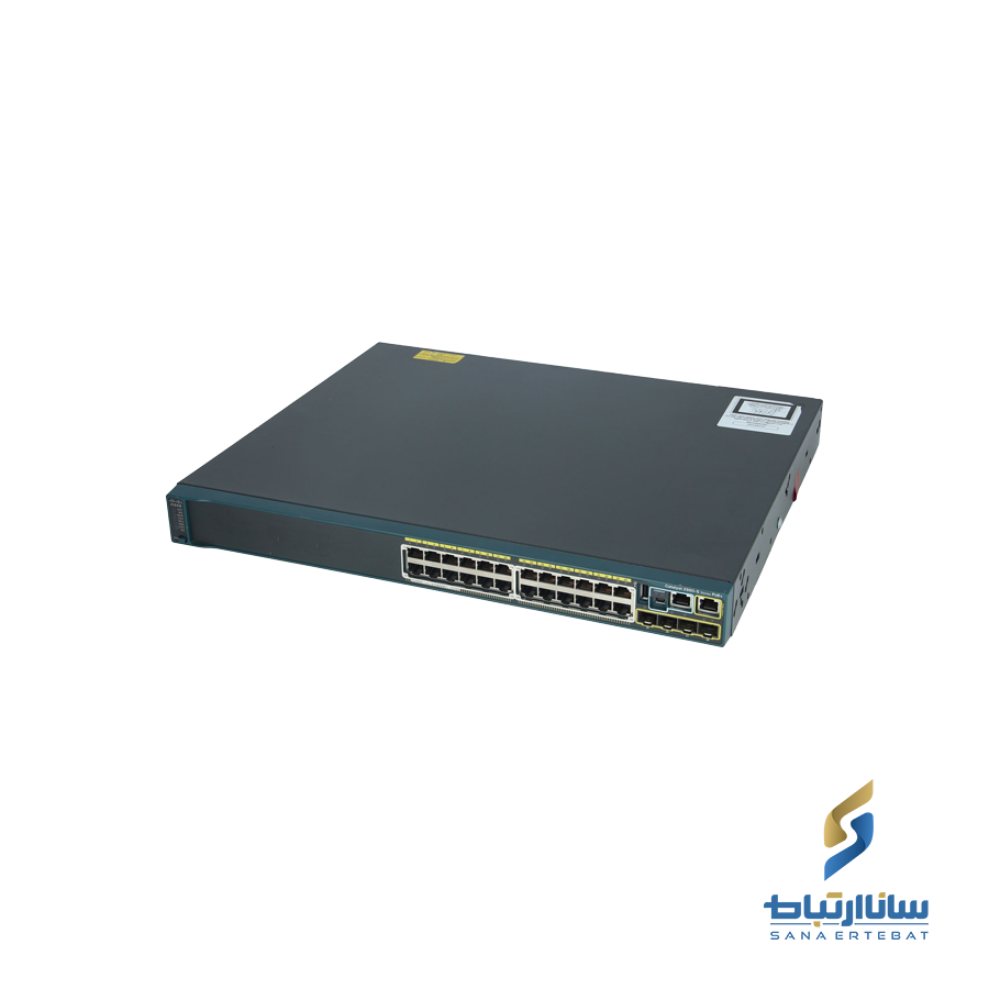 سوییچ ۲۴ پورت POE سیسکو مدل WS-C2960S-24PS-L — تصویر ۳