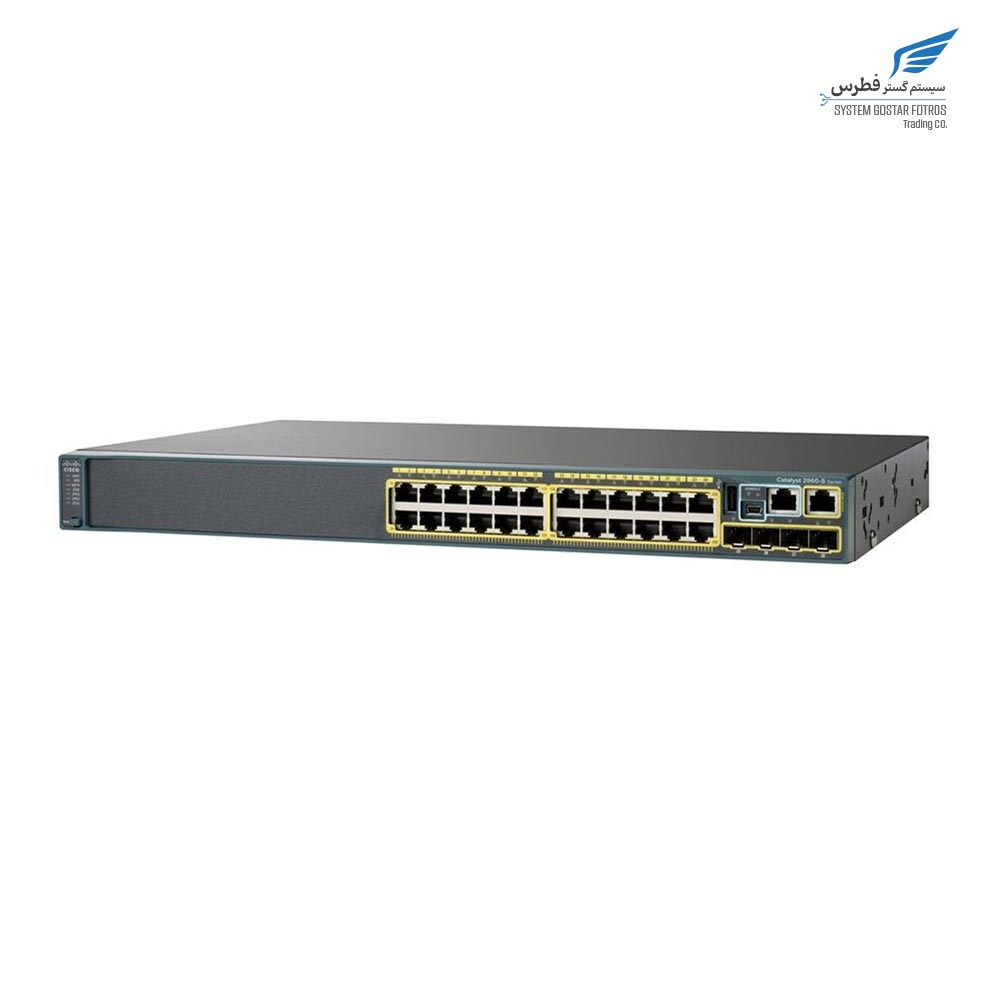 سوییچ ۲۴ پورت POE سیسکو مدل WS-C2960S-24PS-L — تصویر ۵
