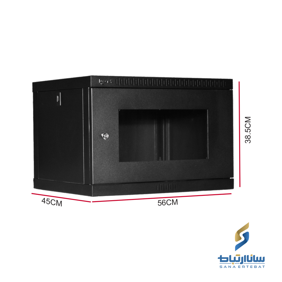رک دیواری الگونت ۴ یونیت عمق ۴۵ مدل LRE-04-45FS — تصویر ۴