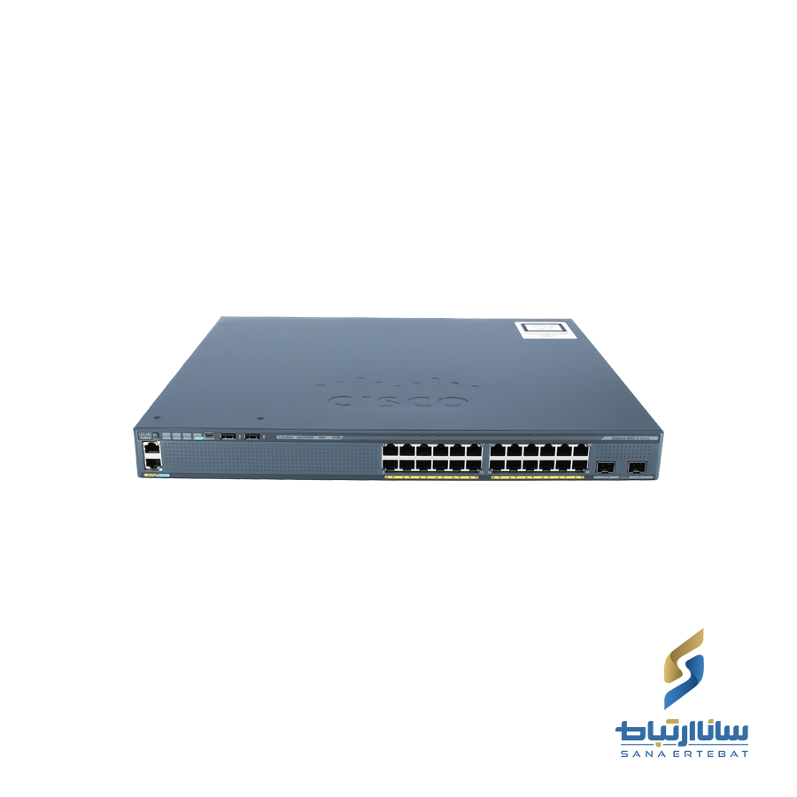 سوییچ مدیریتی ۲۴ پورت سیسکو مدل WS-C2960X-24PD-L