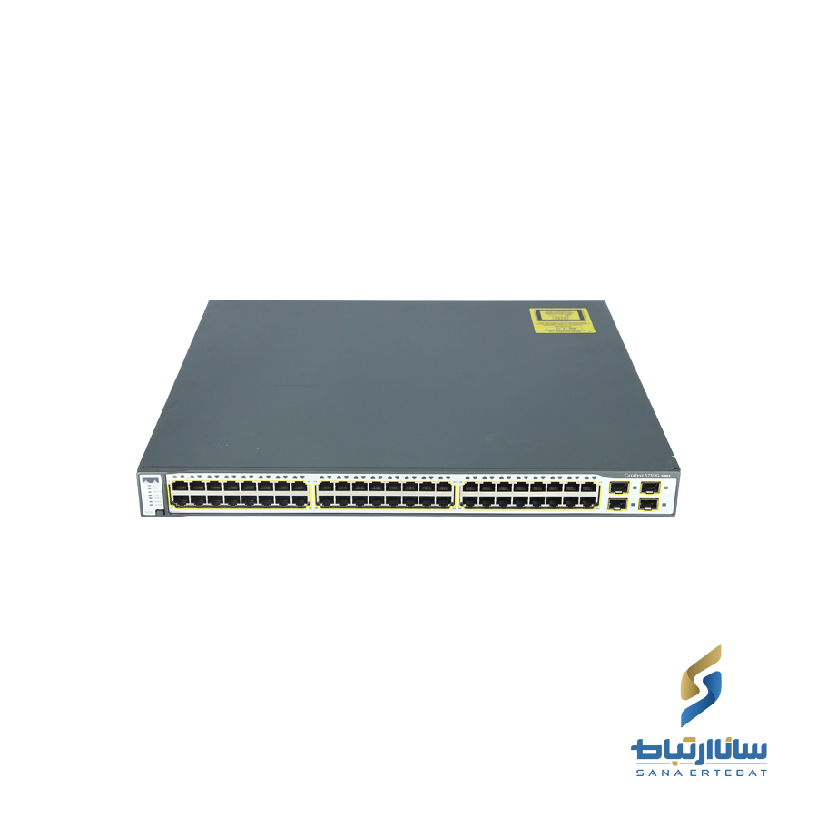 سوییچ مدیریتی ۴۸ پورت سیسکو مدل WS-C3750G-48TS-S — تصویر ۲