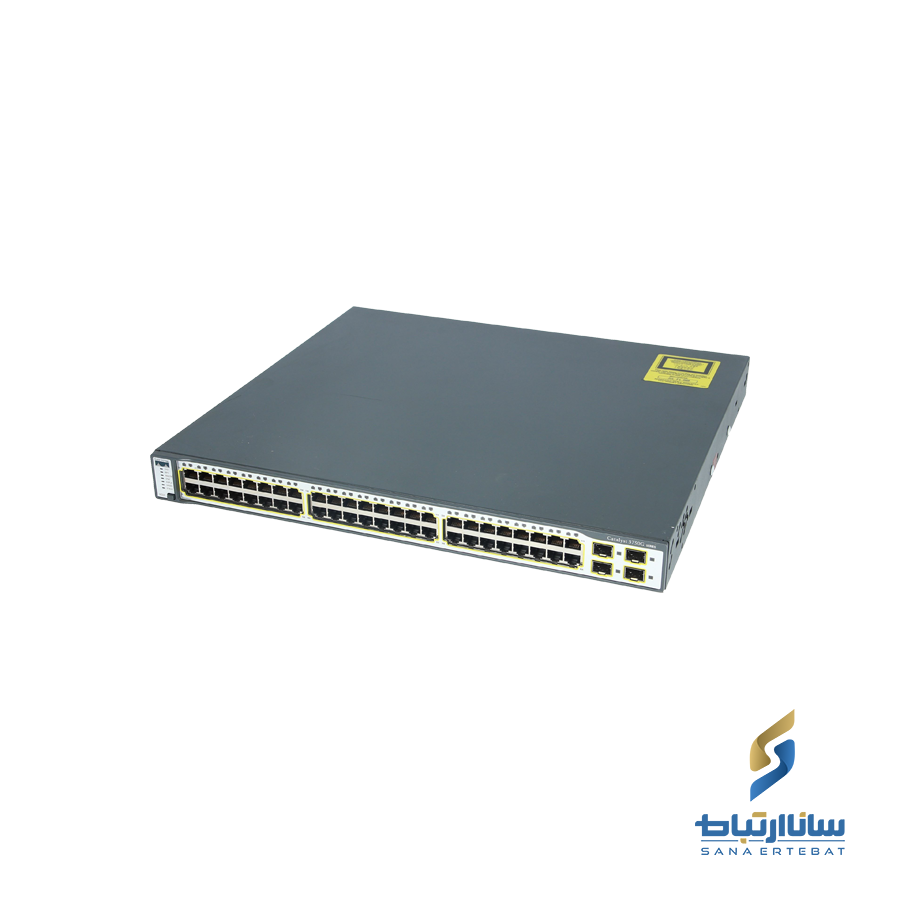 سوییچ مدیریتی ۴۸ پورت سیسکو مدل WS-C3750G-48TS-S — تصویر ۳