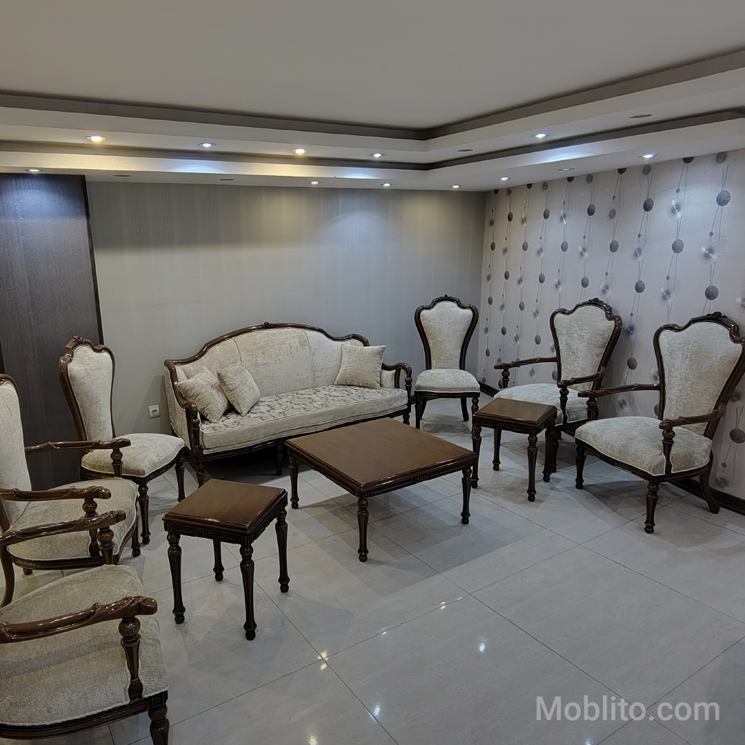 مبل نئوکلاسیک 9 نفره ورساچه — تصویر ۴