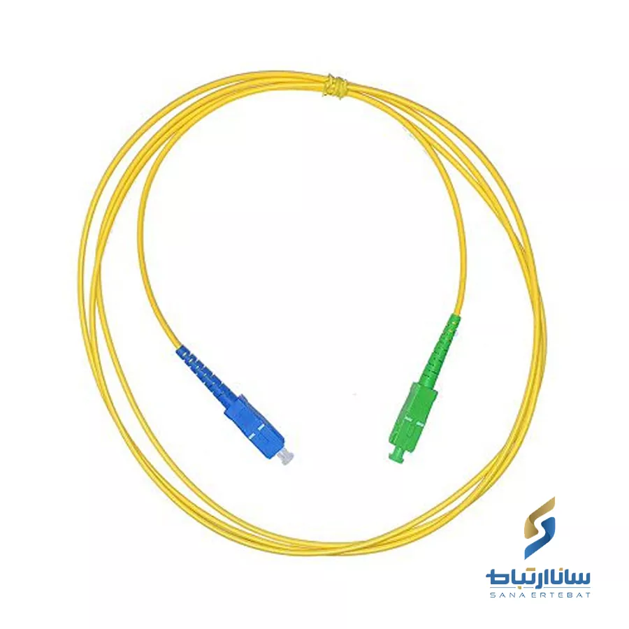 پچ کورد ۱ متری فیبرنوری SC-SC Simplex Single Mode UPC-APC — تصویر ۲