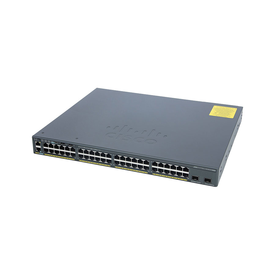 سوییچ مدیریتی ۴۸ پورت POE سیسکو مدل WS-C2960X-48FPD-L — تصویر ۳