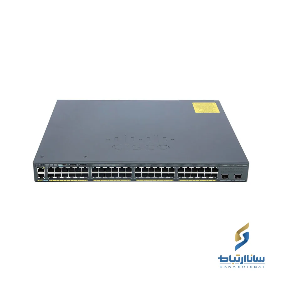 سوییچ مدیریتی ۴۸ پورت POE سیسکو مدل WS-C2960X-48FPD-L
