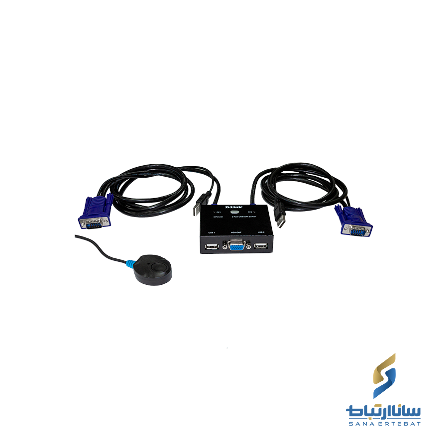 KVM سوییچ ۲ پورت دی لینک مدل KVM-222 — تصویر ۲