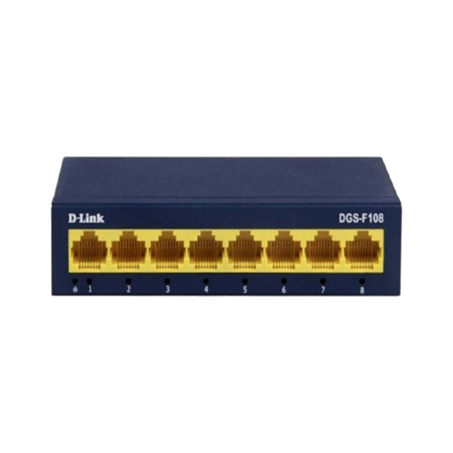 سوئیچ گیگابیتی ۸ پورت دی لینک مدل DGS-F108