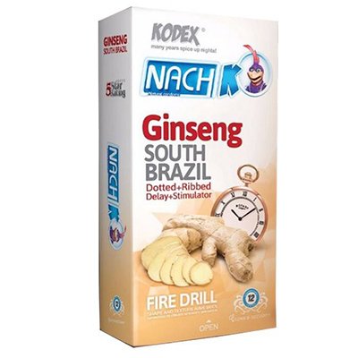 کاندوم تاخیری جینسینگ کدکس مدل Ginseng بسته 12 عددی — تصویر ۴
