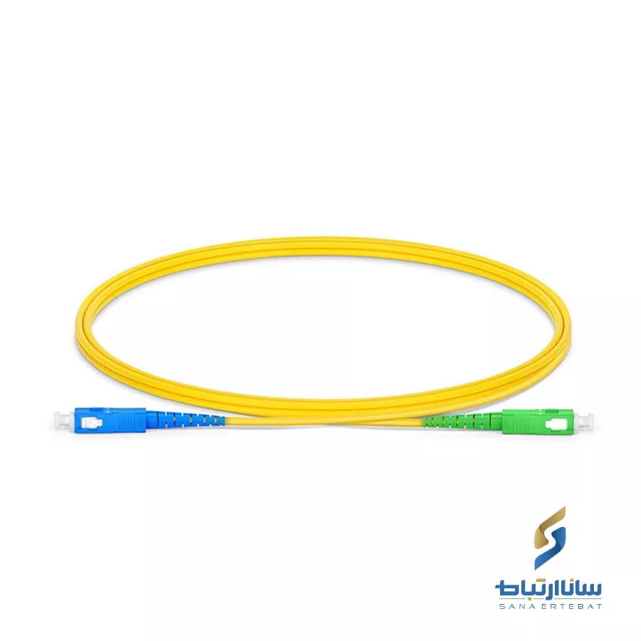 پچ کورد ۵ متری فیبرنوری SC-SC Simplex Single Mode UPC-APC — تصویر ۲