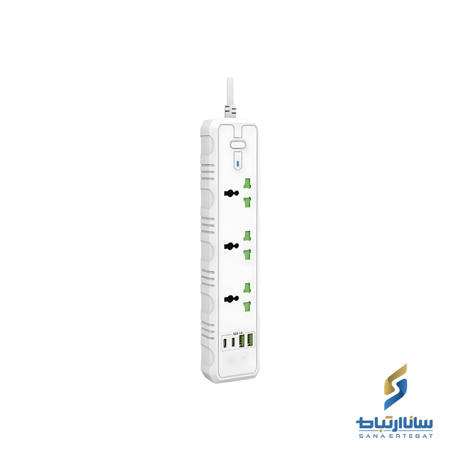 چندراهی برق مدل Power SocketT B-T25-QC — تصویر ۲