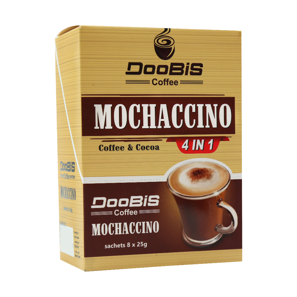 ساشه پودر قهوه موکاچینو دوبیس 4 در 1 — تصویر ۴