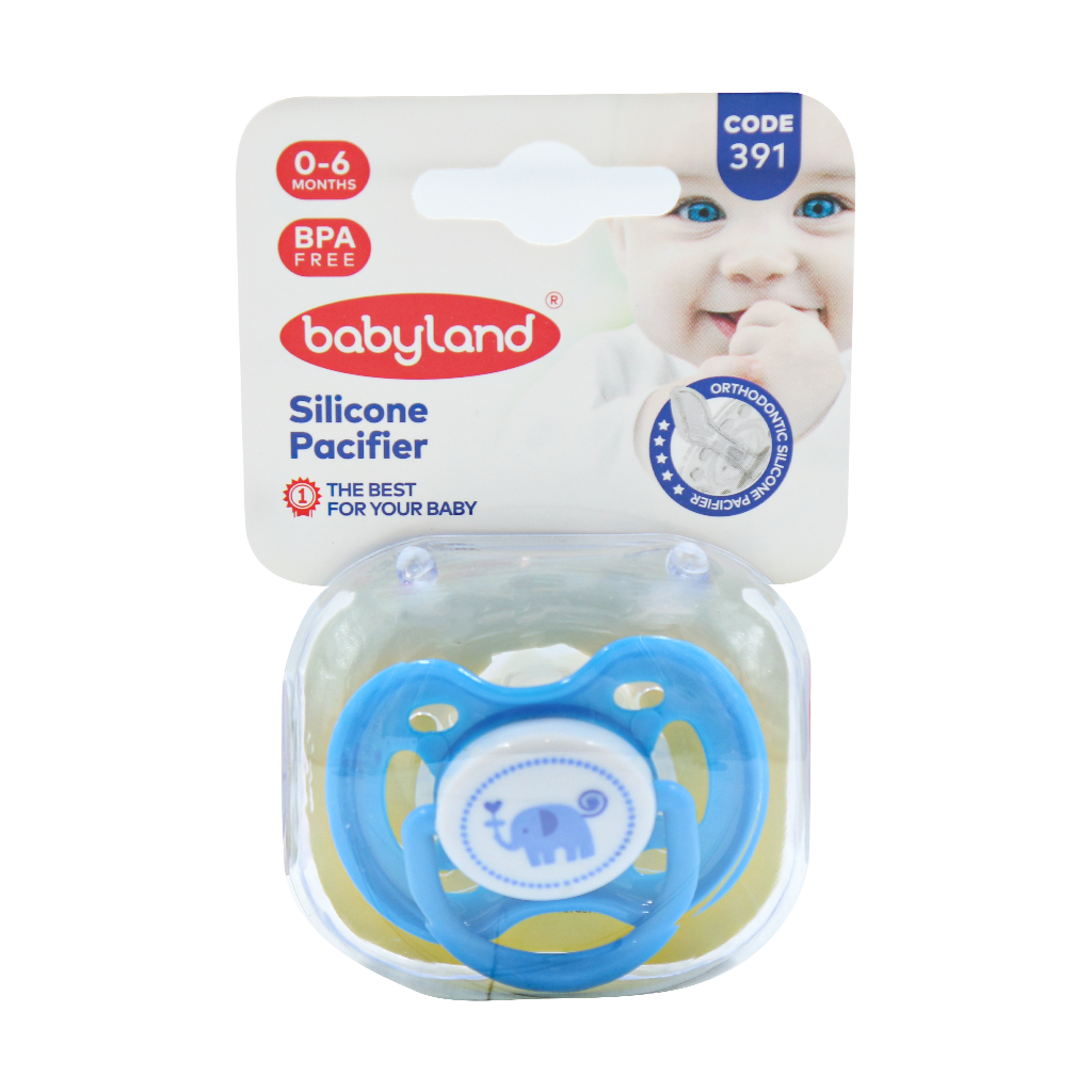 پستانک ارتودنسی بیبی لند کد 391 مناسب نوزادان از بدو تولد تا 6 ماهگی — تصویر ۴
