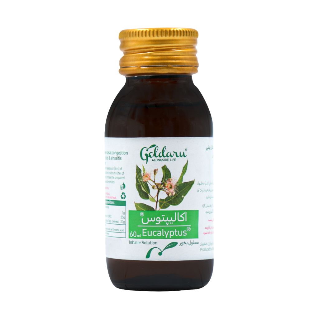 محلول بخور اکالیپتوس گل دارو 60 میلی لیتر — تصویر ۶