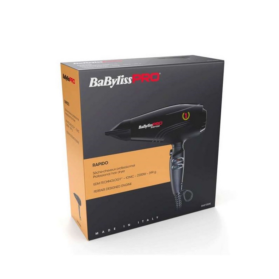 سشوار حرفه ای بابیلیس پرو مدل BAB7000IE Rapido — تصویر ۵