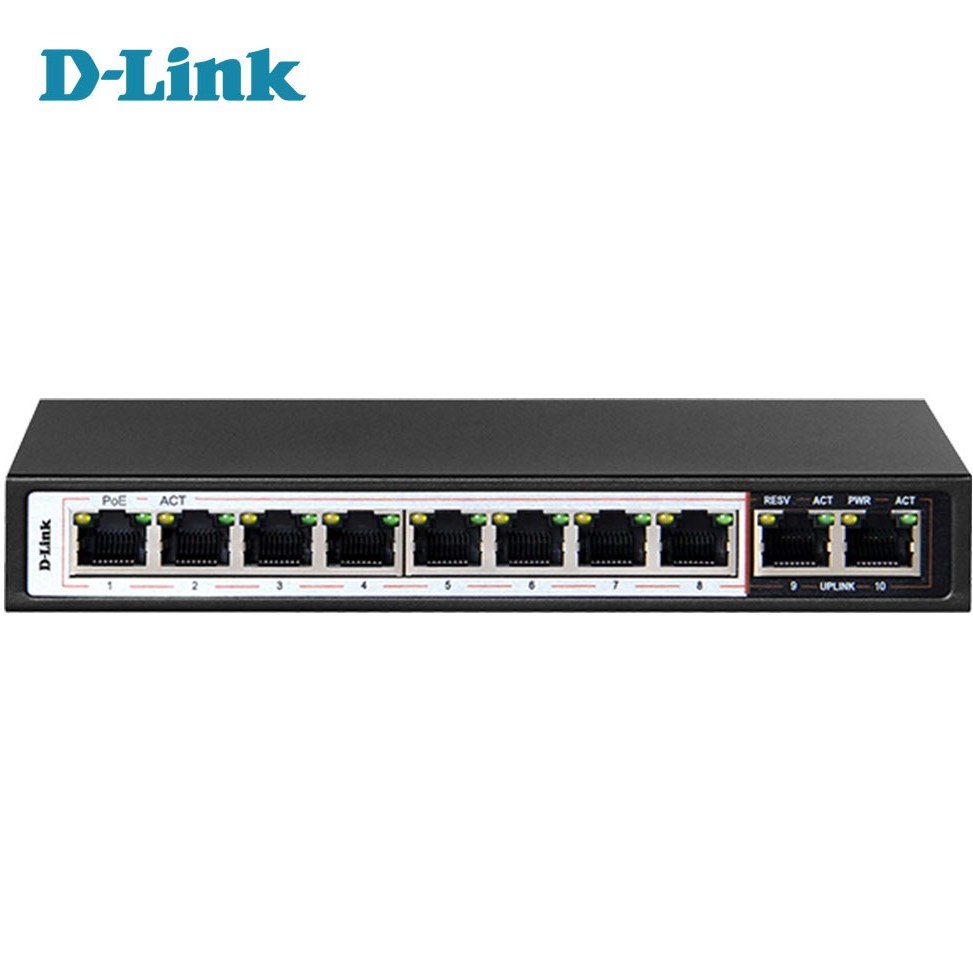 سوئیچ 10 پورت POE دی لینک مدل DES-F1010P-E — تصویر ۲