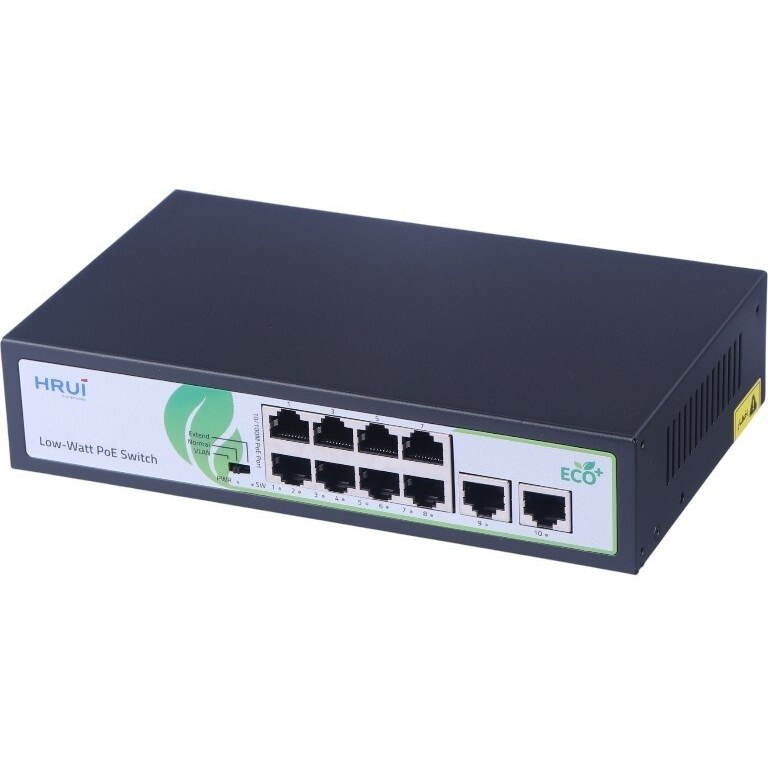 سوئیچ شبکه 8 پورت POE اچ آر یو آی مدل HR902-AF-82N — تصویر ۲