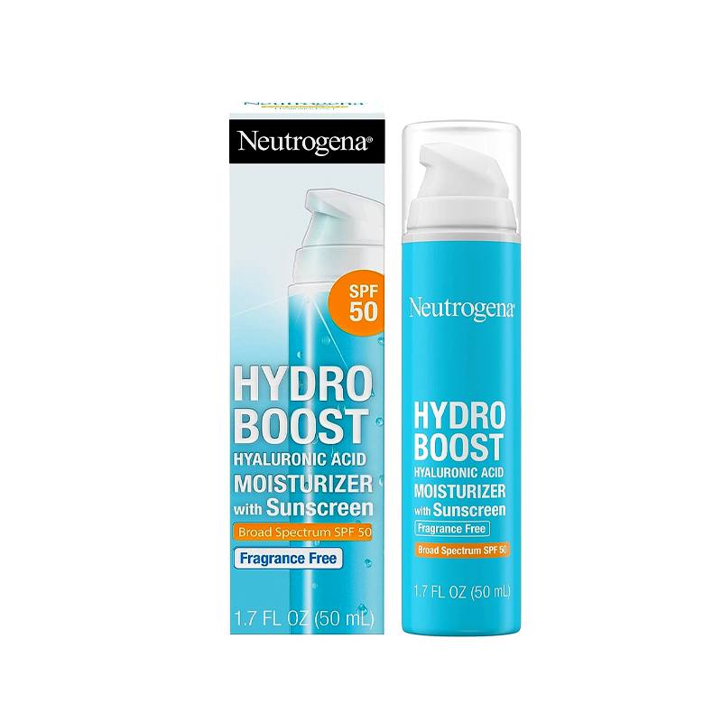 کرم ضد آفتاب پمپی نیتروژینا مدل Hydro Boost SPF50 حجم 50 میل