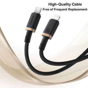 کابل شارژ Type-C به Lightning باسئوس مدل CB000123 طول یک متر — تصویر ۳
