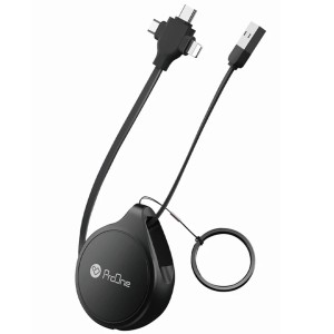 کابل جمع‌شونده USB به Type-C ، lightning و micro-USB پرووان مدل PCC108R یک متری — تصویر ۲