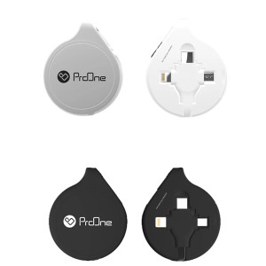 کابل جمع‌شونده USB به Type-C ، lightning و micro-USB پرووان مدل PCC108R یک متری — تصویر ۳