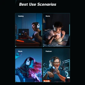 هدست با سیم گیمینگ باسئوس مدل GoPlay 1+ Max — تصویر ۸