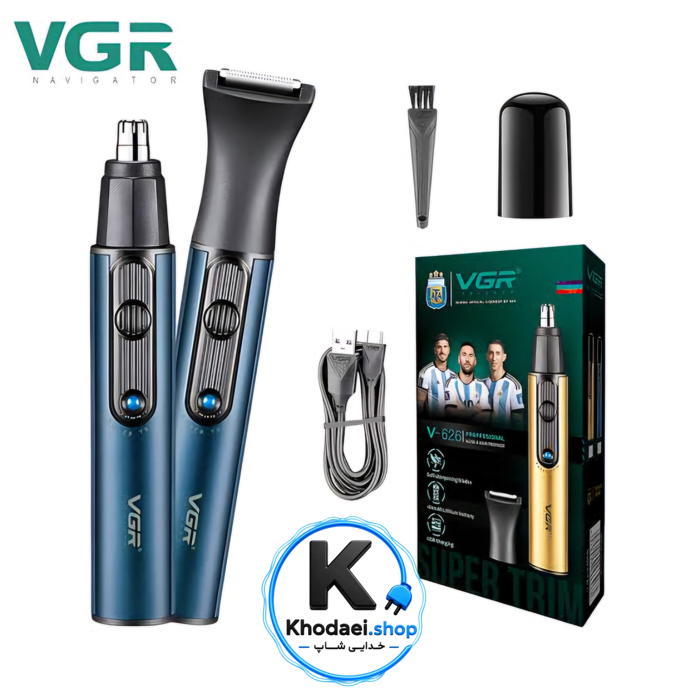 موزن گوش و بینی وی جی آر مدل VGR-V626 دوکاره — تصویر ۴