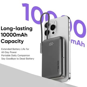 پاوربانک وایرلس راک مدل P30 ظرفیت 10000 میلی آمپر ساعت — تصویر ۸