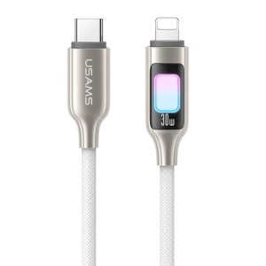 کابل آیفونی Type-C به Lightning یوسامز مدل SJ749 — تصویر ۳