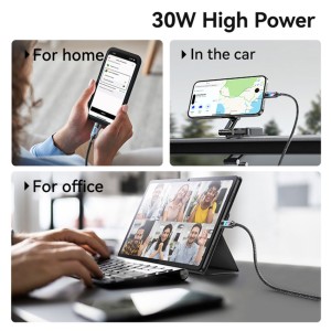 کابل آیفونی Type-C به Lightning یوسامز مدل SJ749 — تصویر ۶
