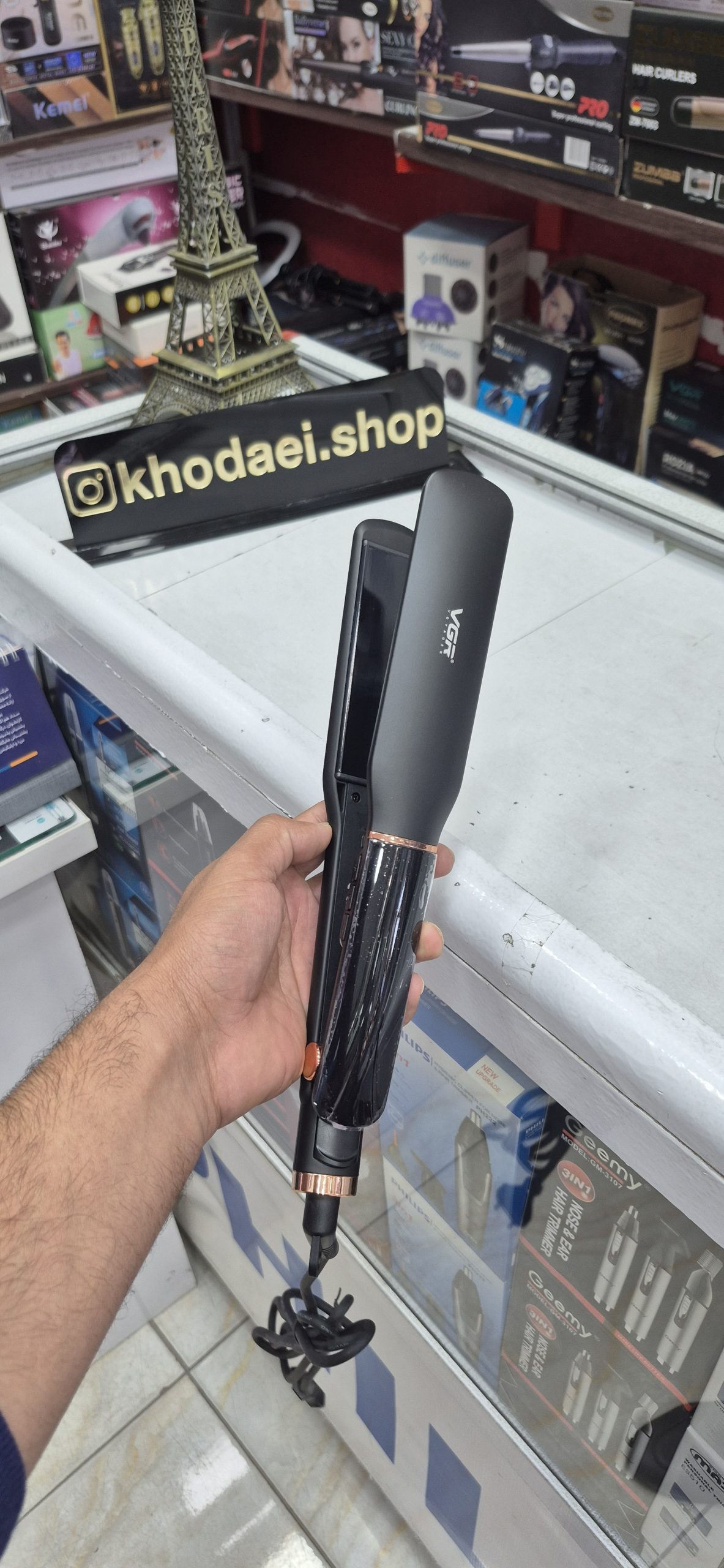 اتو مو وی جی آر مدل V519S با صفحات سرامیکی — تصویر ۵
