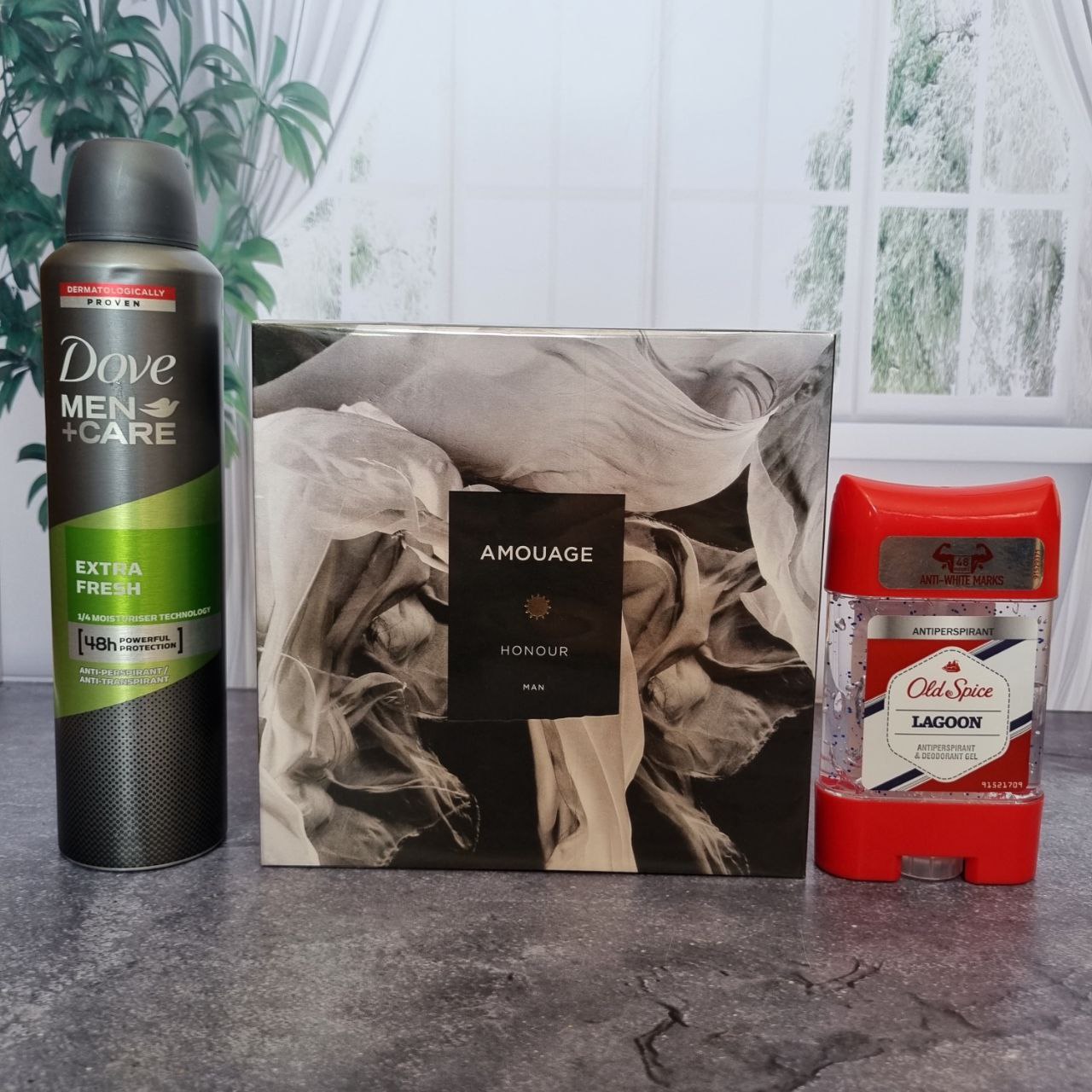پک هدیه مردانه کد7 | عطر آمواج هانر + اسپری داو + مام — تصویر ۴