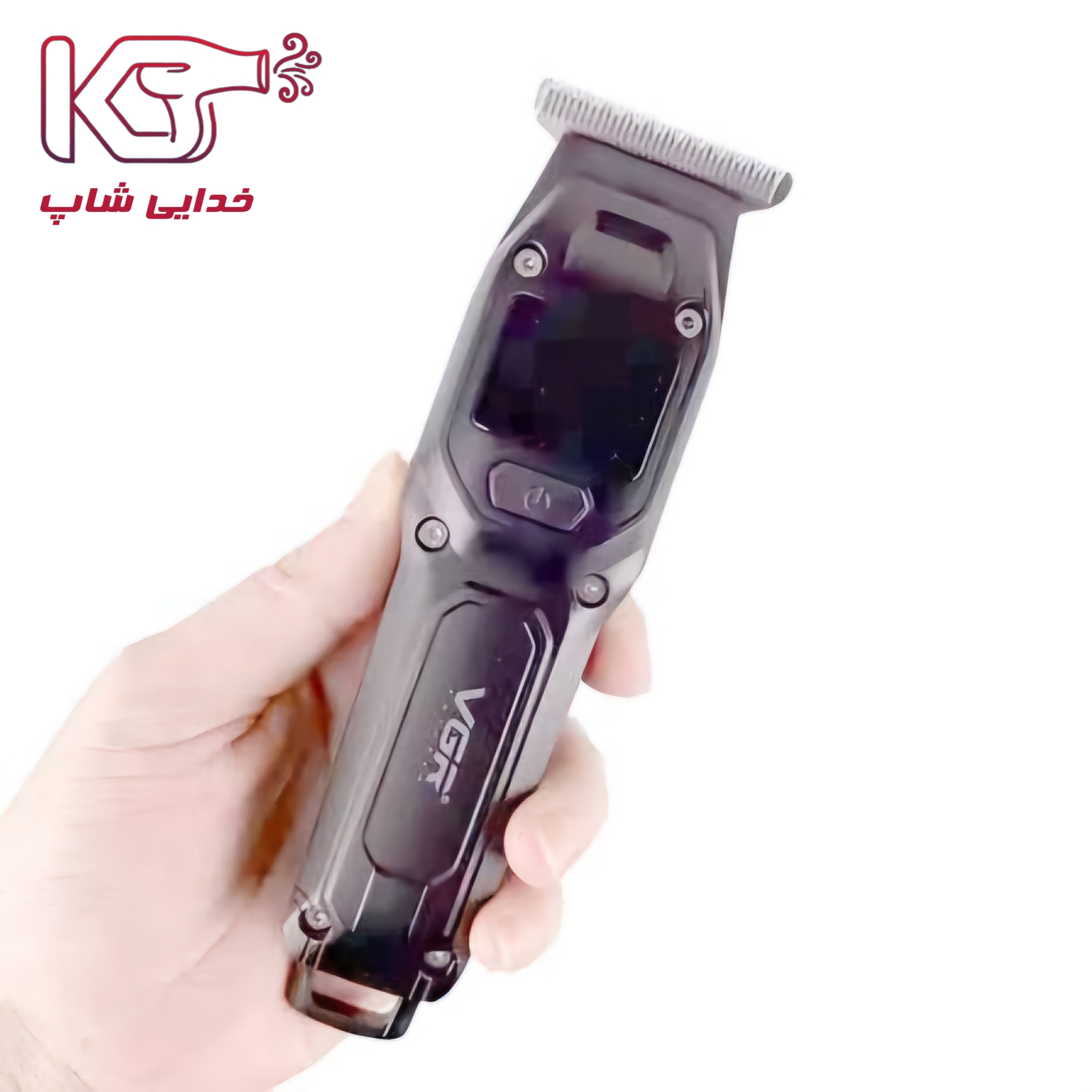ماشین اصلاح وی جی آر مدل V-964 با تیغه کربن استیل و فناوری برش مستقیم — تصویر ۶