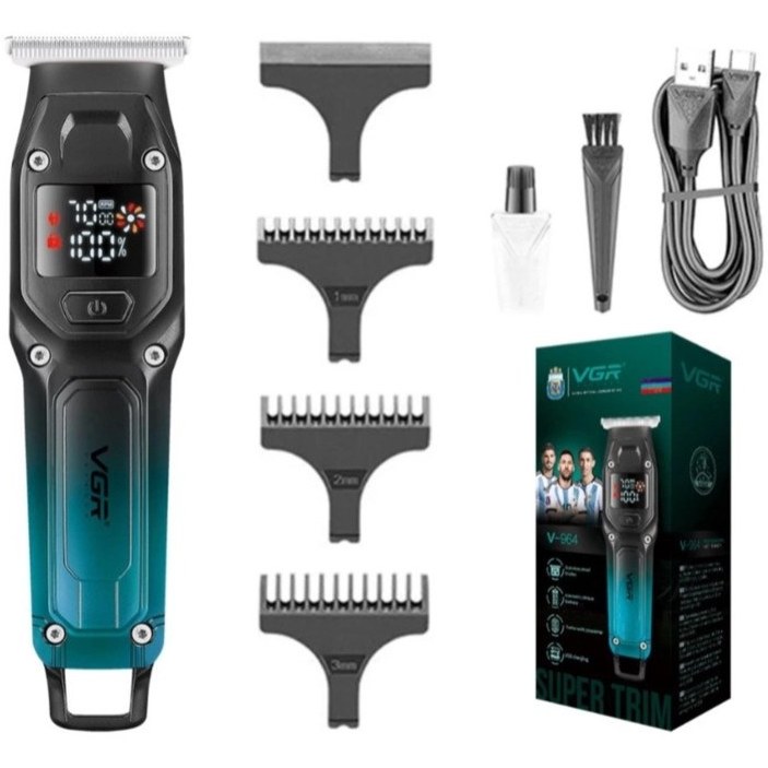ماشین اصلاح وی جی آر مدل V-964 با تیغه کربن استیل و فناوری برش مستقیم — تصویر ۷