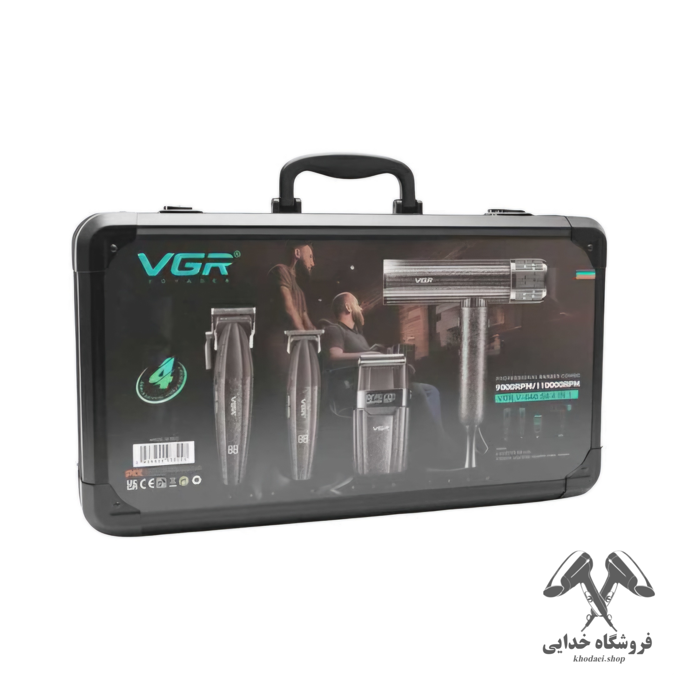 ماشین اصلاح وی جی آر مدلV-640 S4 4in1 — تصویر ۷