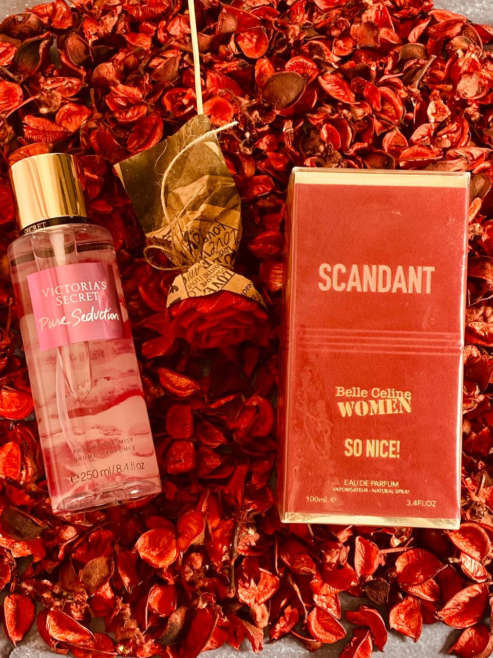 پک کادویی عطر سو اسکندل + بادی اسپلش پیور سداکشن – کد۷ — تصویر ۳