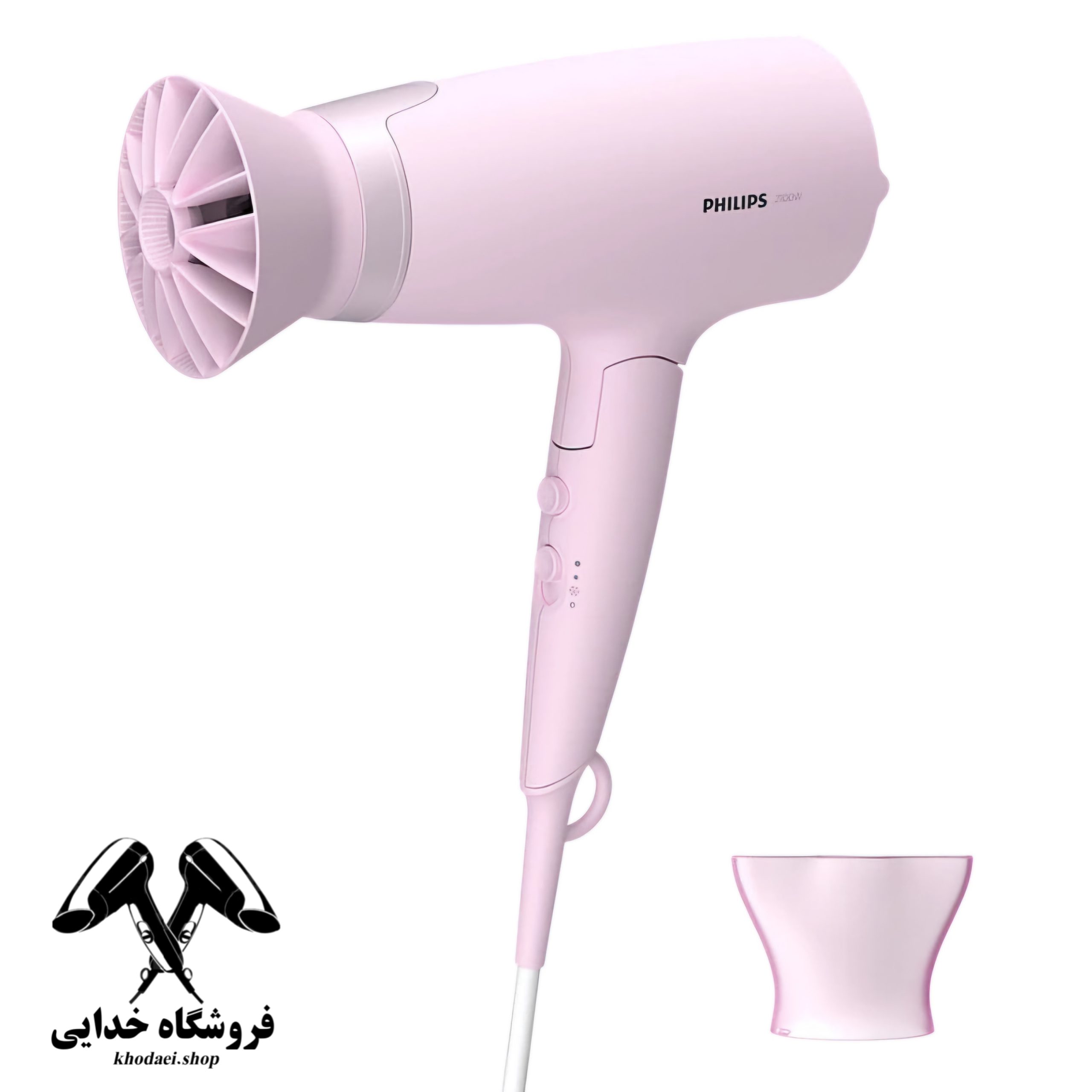 سشوار حرفهای فیلیپس مدل BHD388 ظرفیت ۲۱۰۰ وات