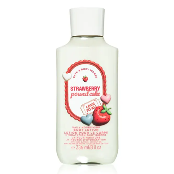 لوسیون بدن استرابری پوند کیک بث اند بادی ورکز | Strawberry Pound Cake BBW Body Lotion — تصویر ۳