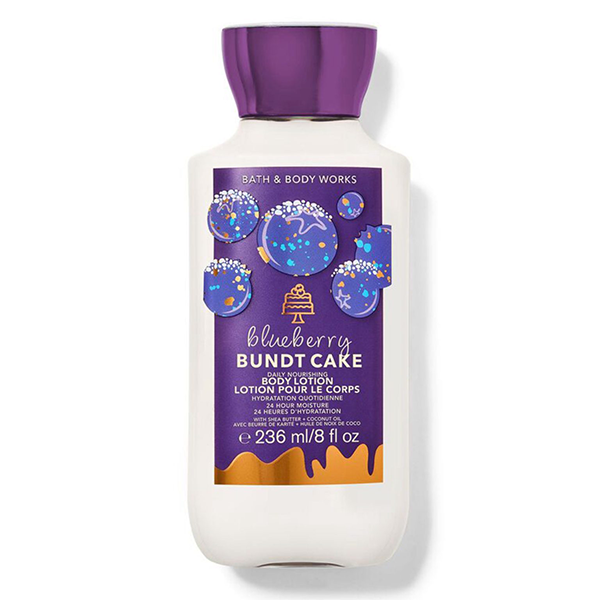 لوسیون بدن بلوبری باند کیک بث اند بادی ورکز | Blueberry Bundt Cake BBW Body Lotion — تصویر ۳