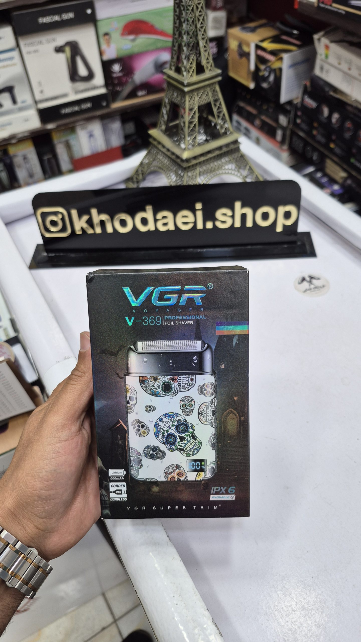 ماشین اصلاح وی جی آر مدل V369 — تصویر ۴