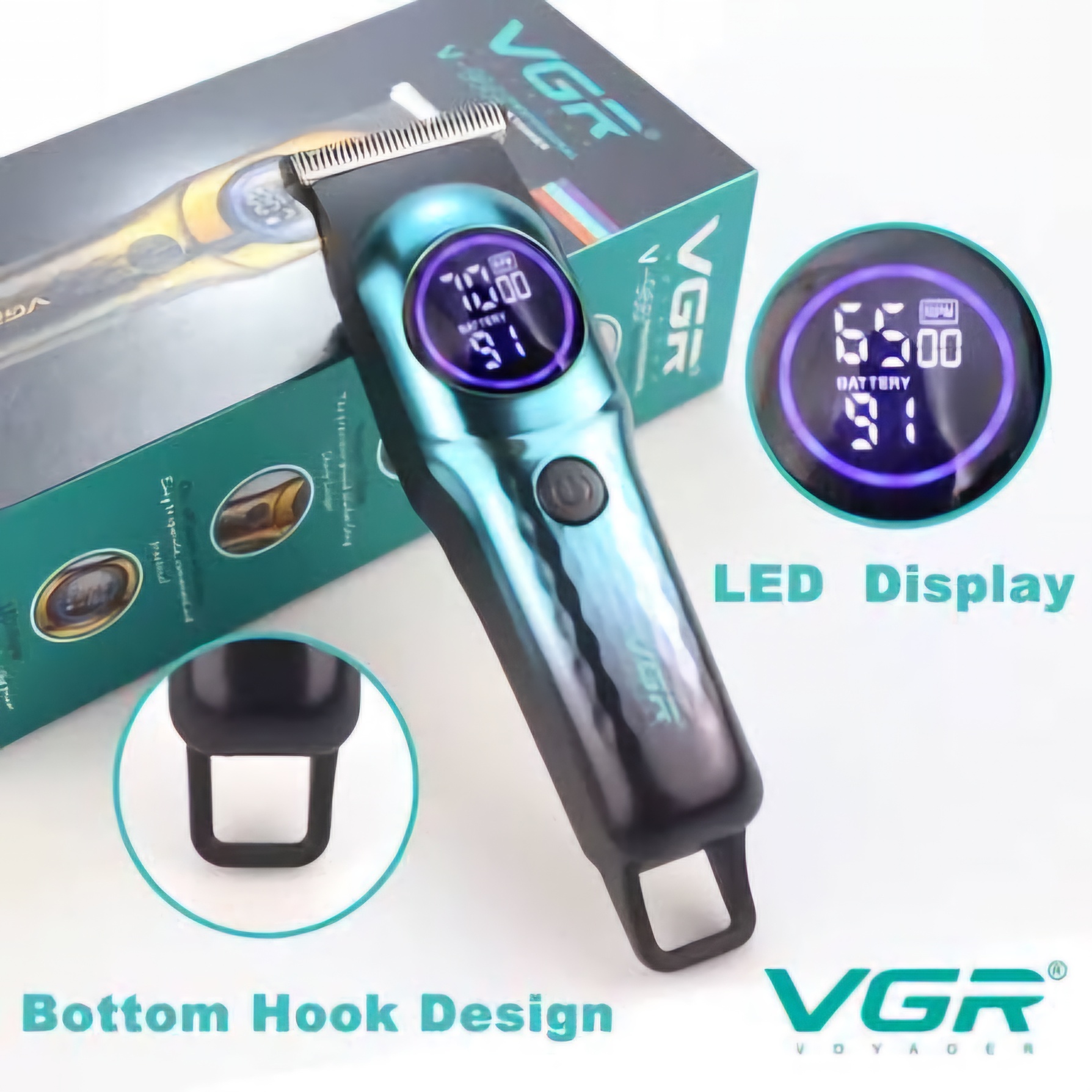 ماشین اصلاح وی جی آر مدل V966 — تصویر ۷