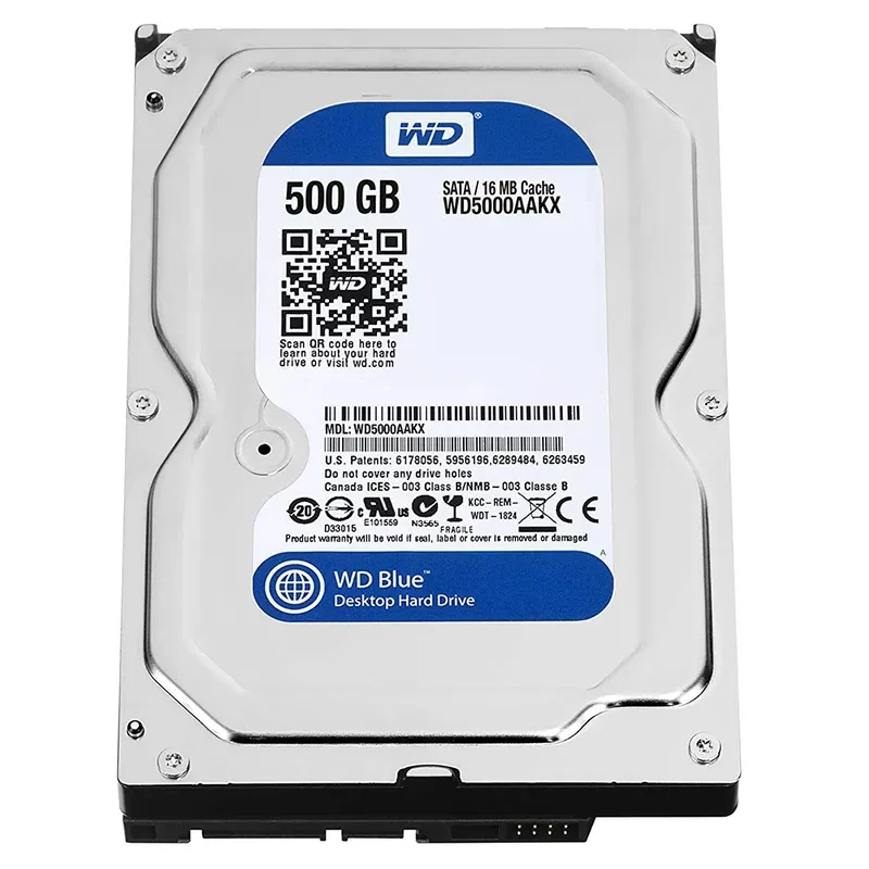 هارد دیسک اینترنال وسترن دیجیتال مدل WD BLUE WD5000AAKX ظرفیت 500 گیگابایت — تصویر ۸